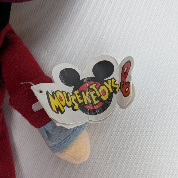 Vintage Disney Mouseketoys Captain Hook Bean Bag Plush 8" Stuffed Animal Tags - Picture 8 of 12